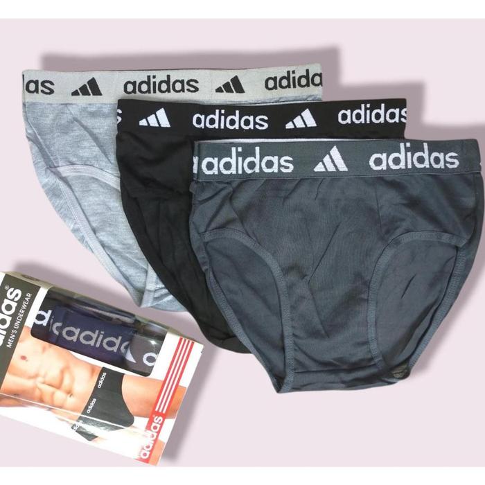 [3 Pcs] CD ADIDAS Mens Underware Premium Quality / Celana Dalam Pria Dewasa / CD Pria Best Seller
