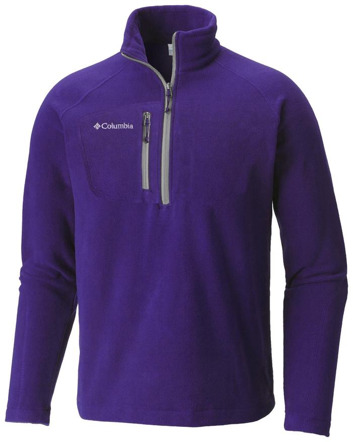 Men Fleece Half Zip Jacket Bigsize Original - Jaket Pria Jumbo Size CLM0169