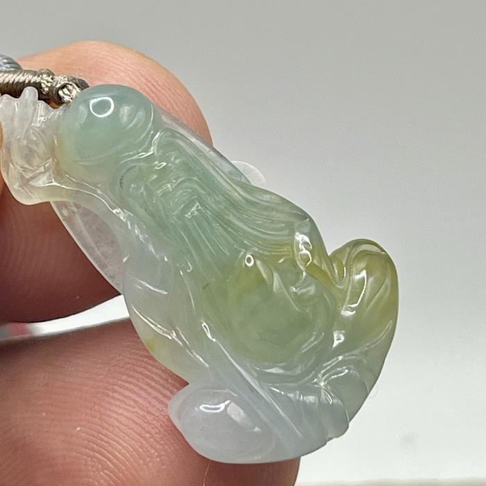 Giok jadeite Feicui tipeA ICY SHOU XING WONG