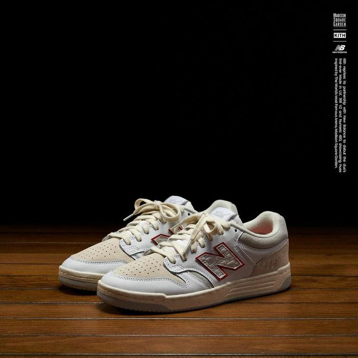 Kith x Madison Square Garden x New Balance Numeric 480 "New York Knicks White" NM480NYK
