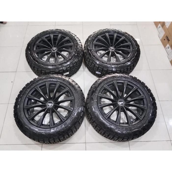 Velg Mobil Bekas Off-Road Ssw Ring 20 Lebar 9 Hole 6X139 Et20 Black + Ban Accelera Omicron C/T 275 5