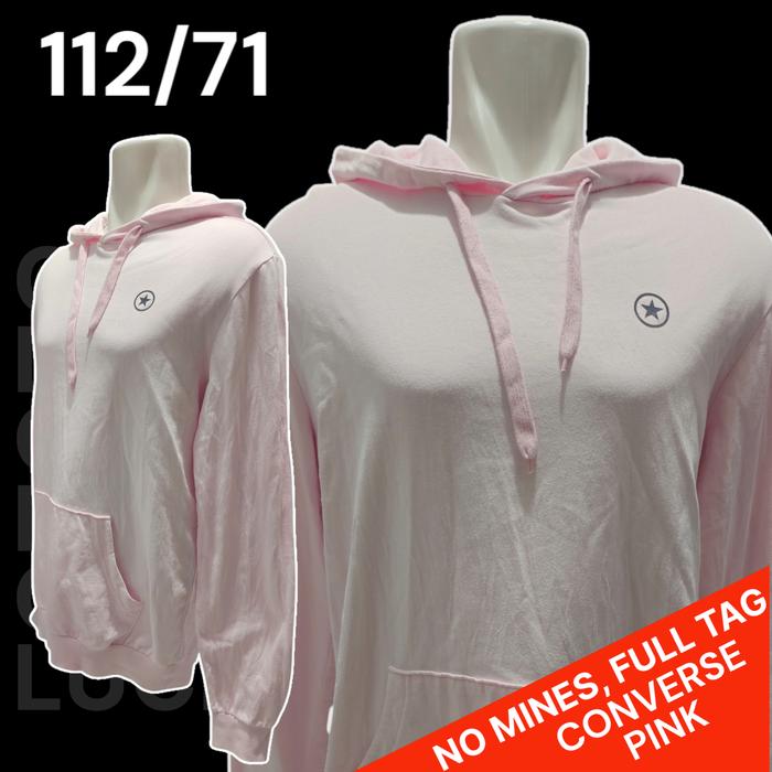 Hoodie Pink Converse Ori/HD Converse Ori/Hoodie Converse Ori, Bekas