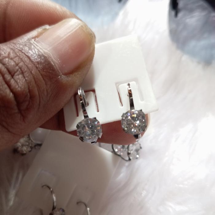 Anting desy permata diamon 6ml monel original