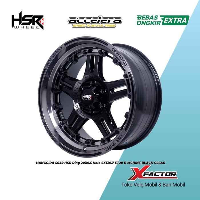 Jual Velg Racing Celong Hsr Ring 20 Lubang 6 Cocok Untuk Mobil Fortuner, Pajero Sport, Terrano, Dll