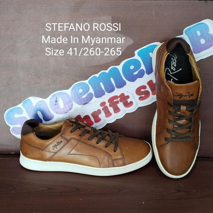 STEFANO ROSSI, MADE IN MYANMAR, SIZE 41, INSOLE 260-265 (SECOND)