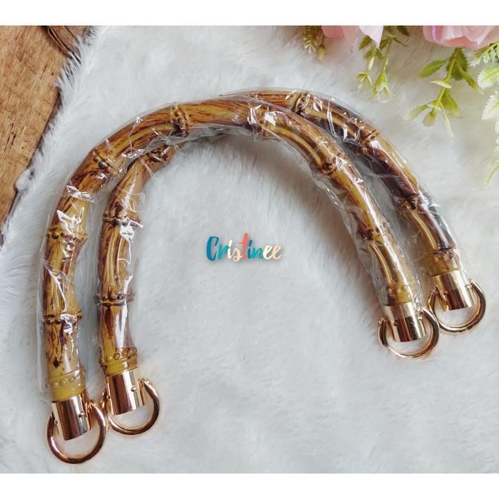 pegangan tas bambu plastik import