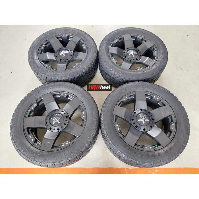 Velg Bekas Hsr Type Rasta Ring 20 + Ban Toyo A/T 285 50 R20 Buat Pajero Fortuner