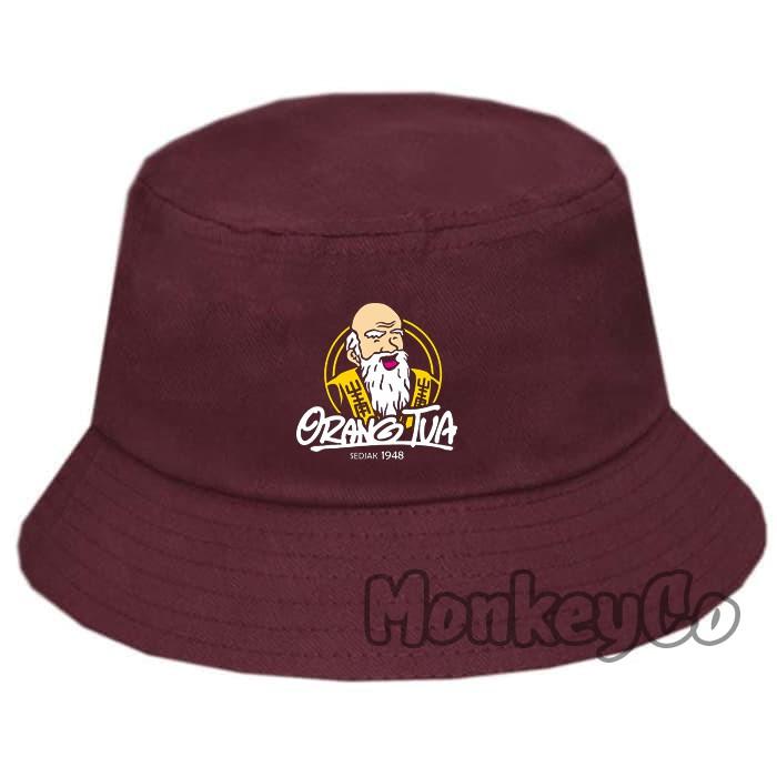 TOPI BUCKET HATS ORANG TUA PRIA WANITA