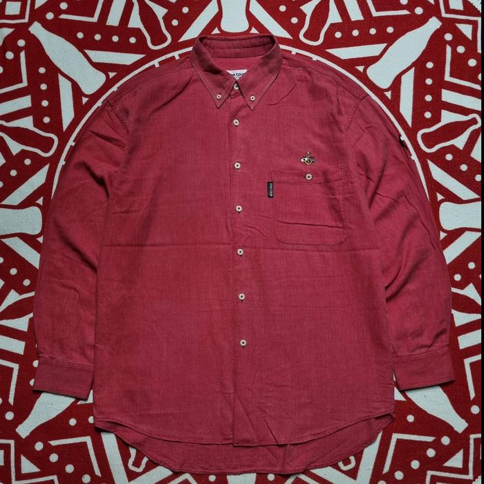 Sina Cova Lupo di Mare kemeja vintage lengan panjang