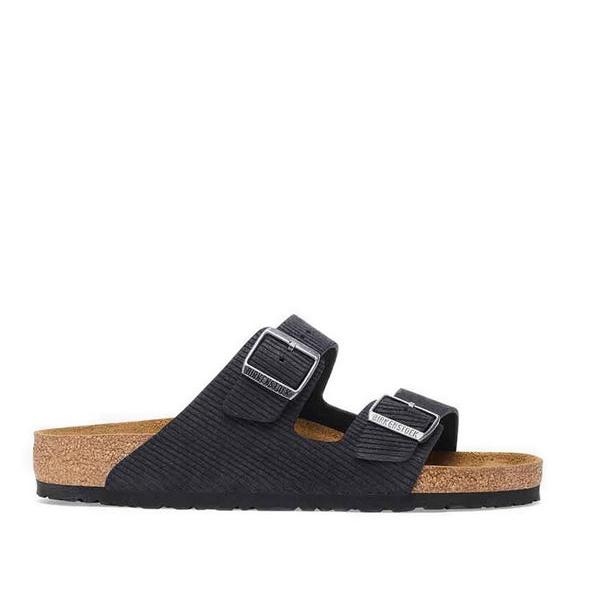 Birkenstock Arizona Suede Leather Corduroy Midnight Original Sandal Pria - Blue