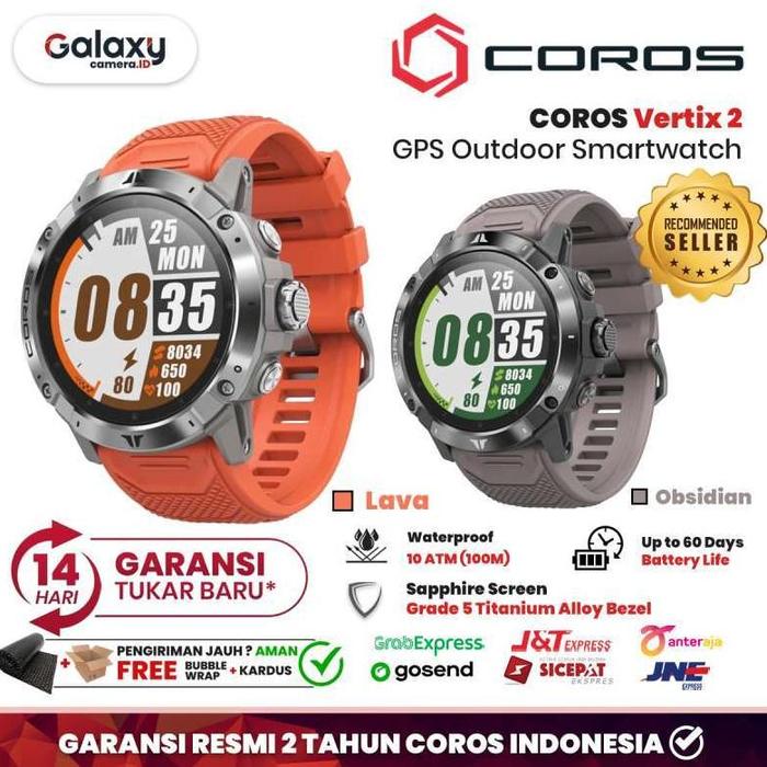 Terlaris Coros Vertix 2 Gps Adventure Outdoor Smartwatch Jam Tangan Coros Resmi
