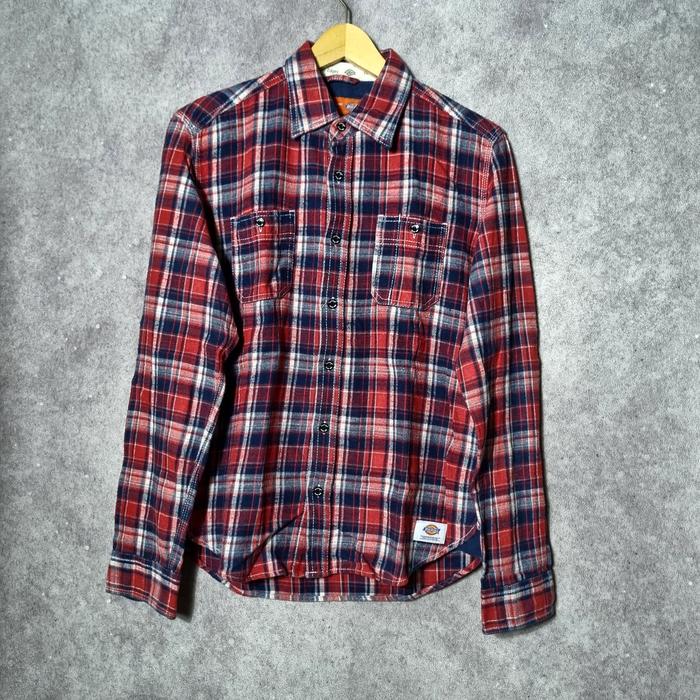 Kemeja Flanel Dickies Size M NOT Stussy Uniqlo Fred Perry Carhartt Dr Martens Ben Sherman Avirex Fla