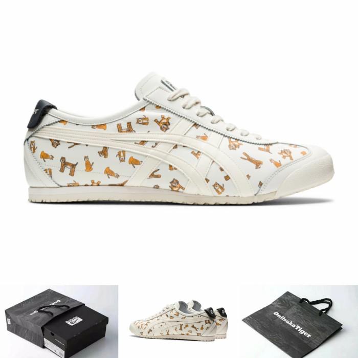 Sepatu Onsu Tiger Mexico 66 Cream Mini Tiger