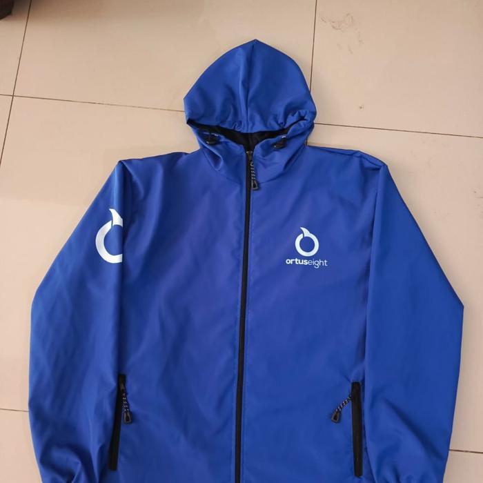 jaket olahraga parasut ortuseight tnf waterproof unisex jaket running sport