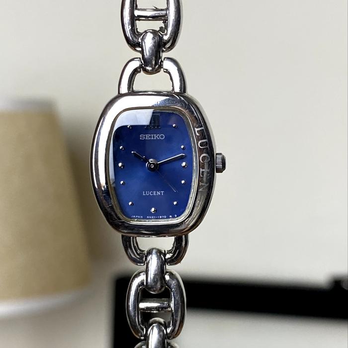 Seiko Lucent Sunburst Blue Ladies