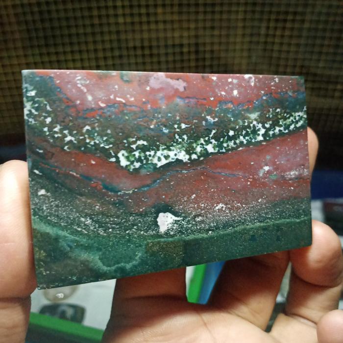 Batu Gambar Landscape - Jasper Gambar Sederhana. Bukan Batu Bacan Doko Majiko Bacan Doko Gulau Bacan