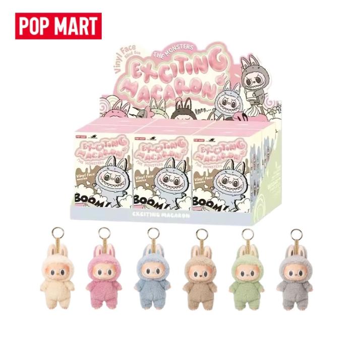 [READY STOCK | ORIGINAL 100%] Labubu V1 Macaron Exciting The Monsters Tasty Macarons Vinyl Face Blin