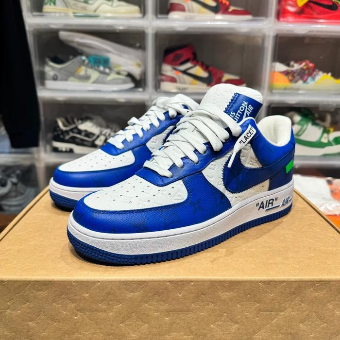 Louis Vuitton Nike Air Force 1 Low White Royal