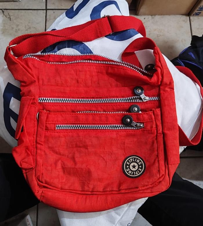 ORIGINAL KIPLING Tas Selempang Wanita Best Seller Merah Preloved VN ORIGINAL KIPLING