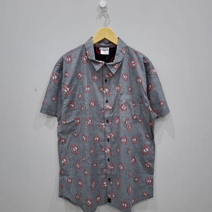 Kemeja Marvel Original Baju Marvel Lengan Pendek