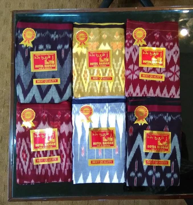 Sarung Tenun Goyor Botol Baddah ATBM Tegal