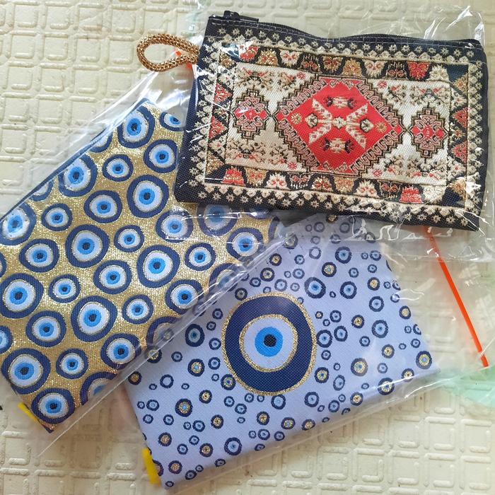 Pouch Turki Etnik Kilim Dompet Kecil khas Istanbul Turkey