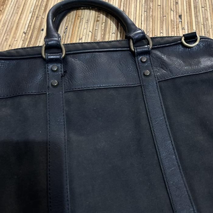 Tas Laptop Kulit Hitam Fossil Second