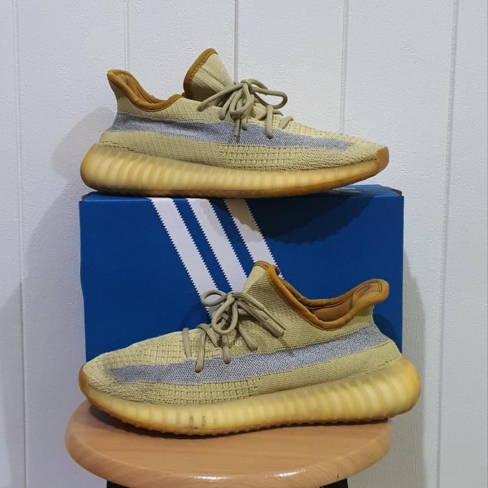 Sepatu Running Adi+Boost+Yeezy350 V2 Marsh size 43 second shoes