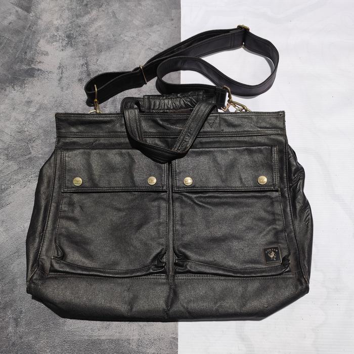 tas selempang pria porter hitam bekas