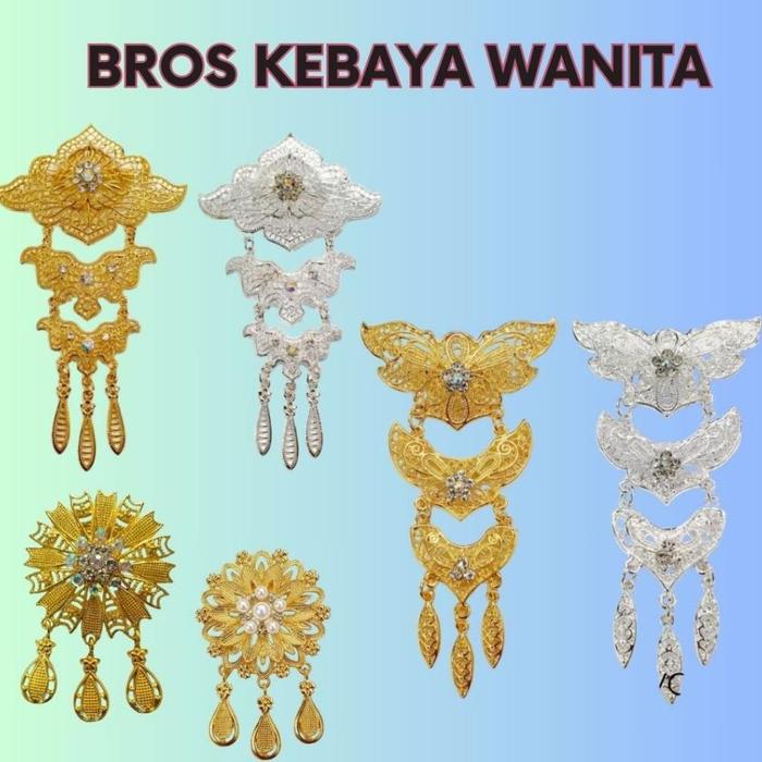 Nadelz Brooch/Brobros cantik / Bros unik/ bros manis / bros gemas / bros mewah / brosklasik / Bros W