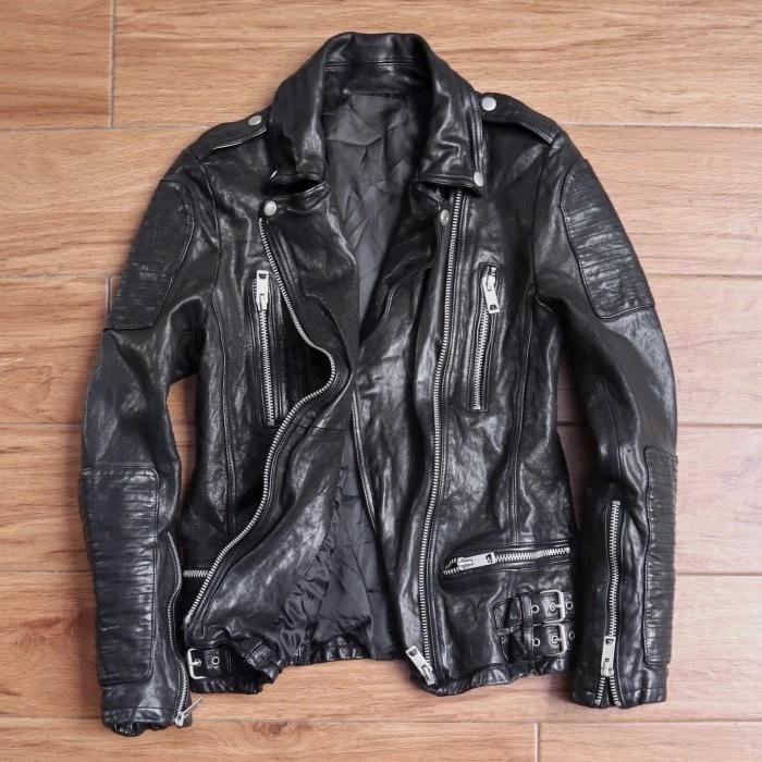 Leather Jacket Rock n Roll | Biker Jacket | Jaket Kulit Ramones | Preloved [Kolpri]