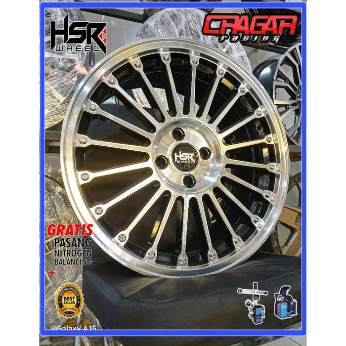 Velg/ Pelek Mobil Variasi R17 Lubang 4 Buat Raize Rocky Baleno Yaris Jazz City Dll Terlaris
