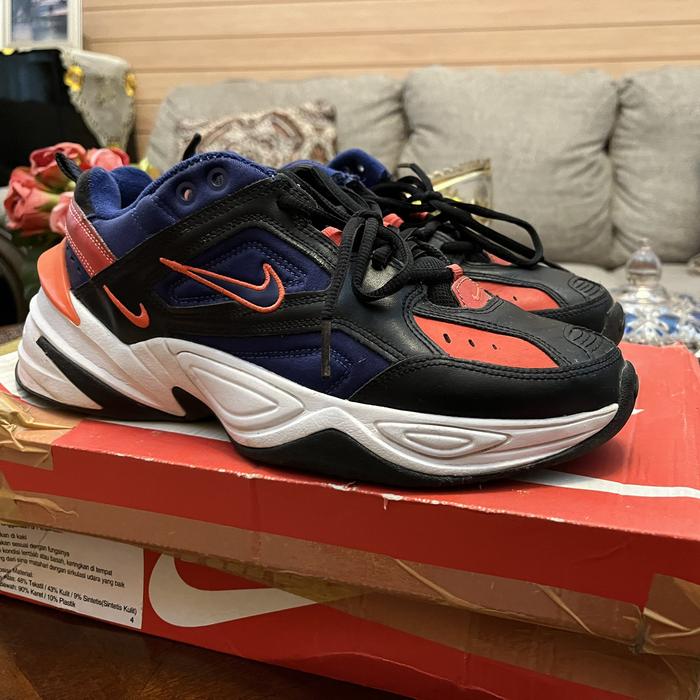NIKE AIR M2K TEKNO ORIGINAL RED BLACK BLUE