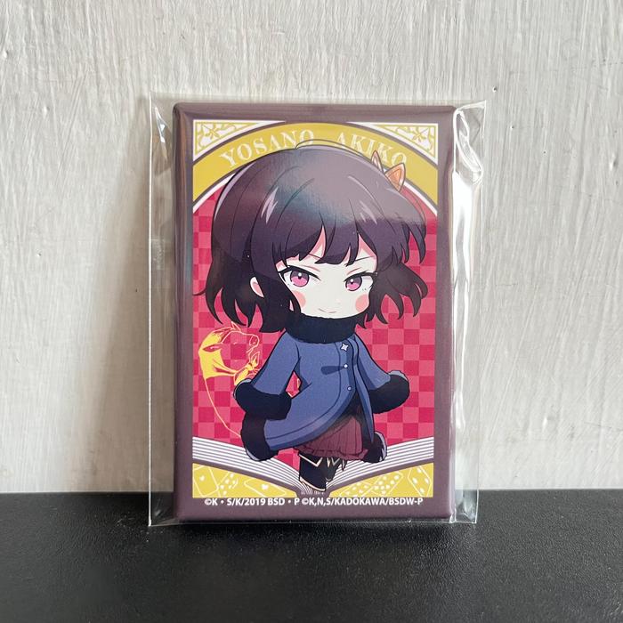 Bungo Stray Dogs Deforme Square Can Badge - Yosano Akiko
