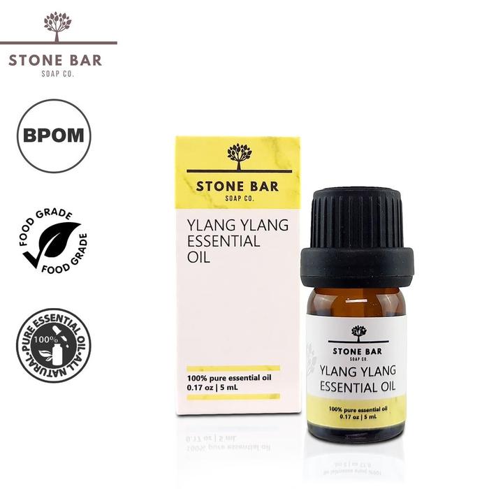Stonebar Ylang Ylang Essential Oil 5 Ml Minyak Esensial Aromatheraphy Diffuser Aromaterapi Bpom Sto-