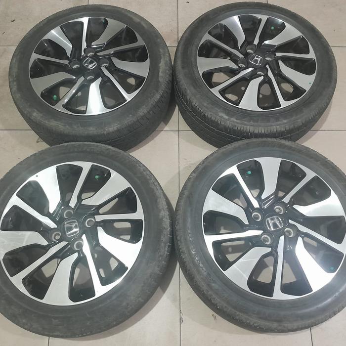 VELG MOBIL BRIO RS ORI  RING 15 PCD 4X100 + BAN BRIGESTONE
