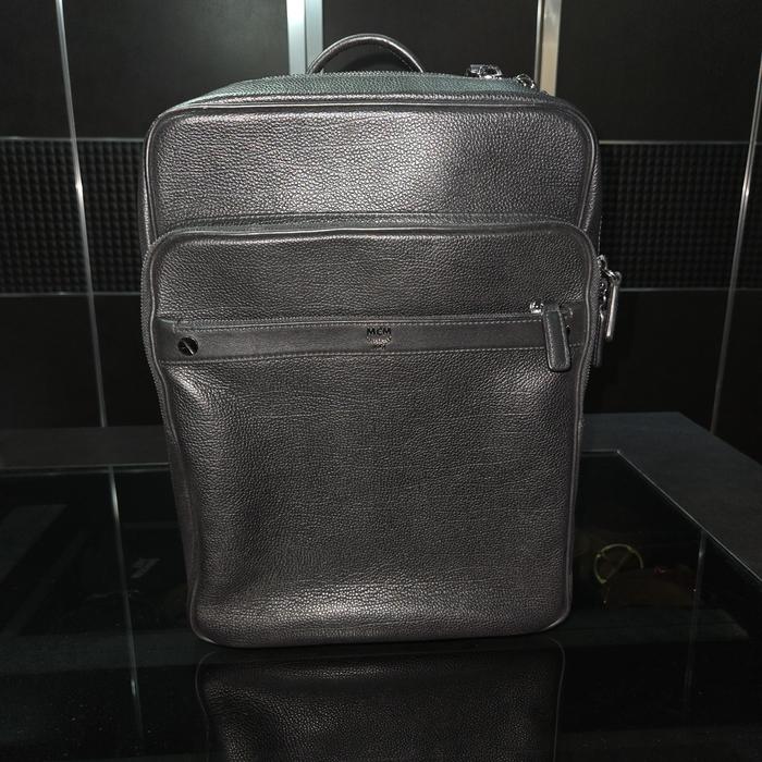 Original MCM full leather bagpack tas laptop