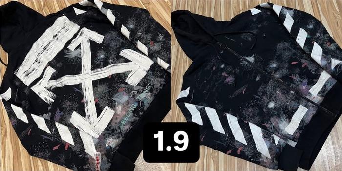 Off-White Galaxy Full Zip Hoodie - XXS