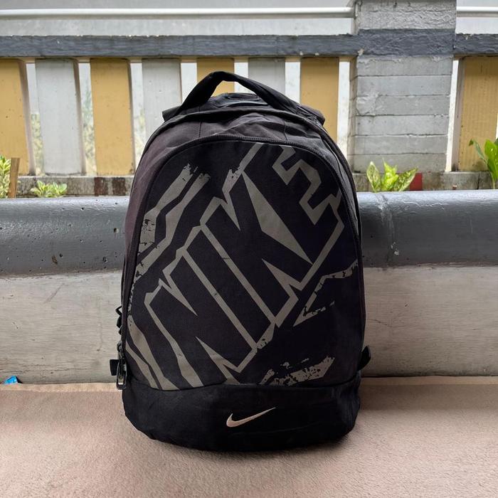 ransel tas second nike hitam anak pria wanita muat leptop untuk kerja sekolah olahraga outdoor trave