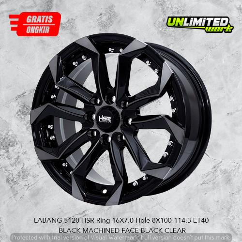 velg labang hsr ring 16 baud 4X100-114 pelek mobil yaris jazz brio march mirage r16