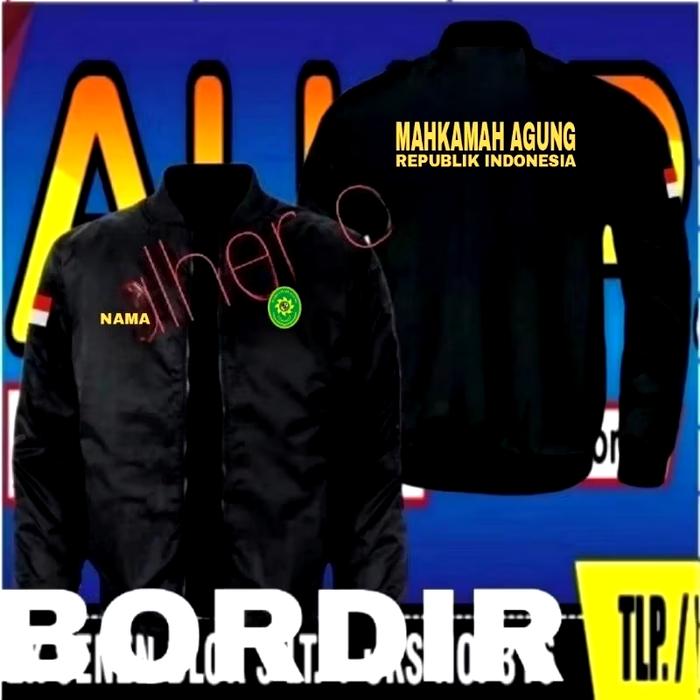 jaket bordir mahkamah agung bomber mahkamah agung jaket ma RI jaket ma