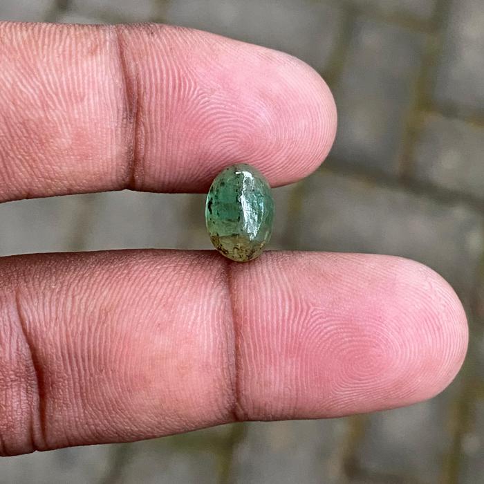 Natural zambian emerald Jamrud Batu Zamrud Colombia Cabochon