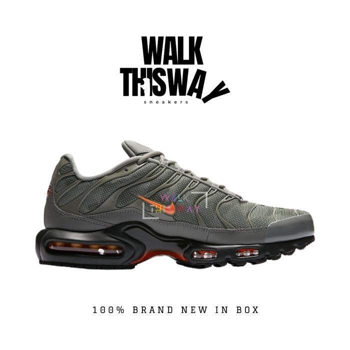 sepatu pria sneakers air max plus tn dark stucco / sepatu nike / sneakers pria / moss green grey