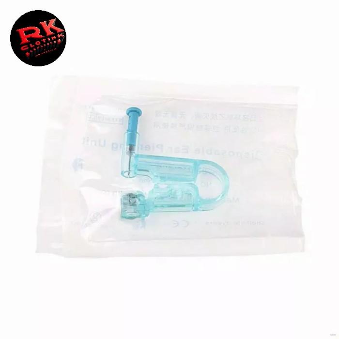 Alat Tindik Pasang Piercing Anting Kuping Wanita Pria Pusar Manual Stainless Earrings Jarum