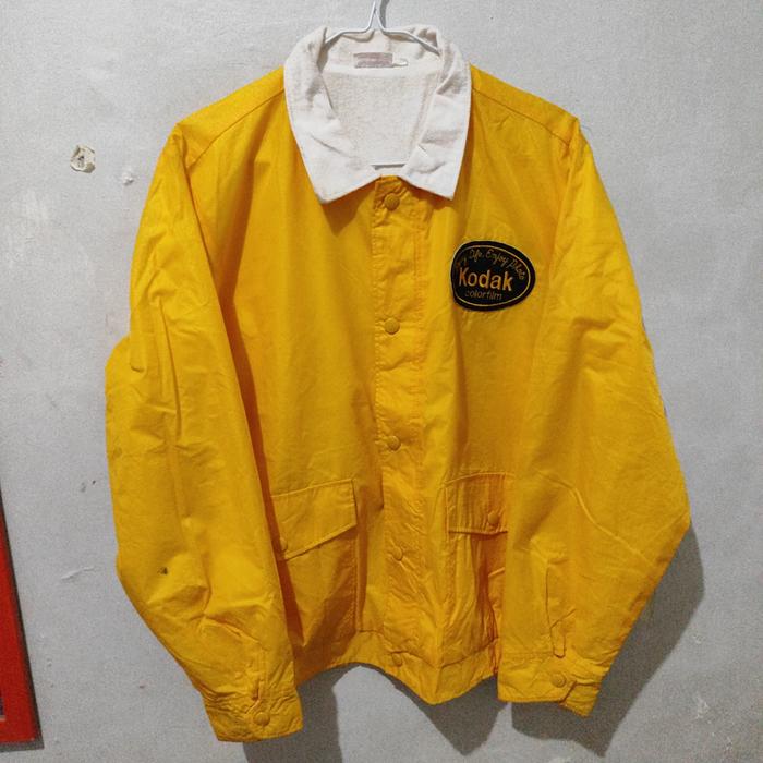 Jaket kodak bahan parasut
