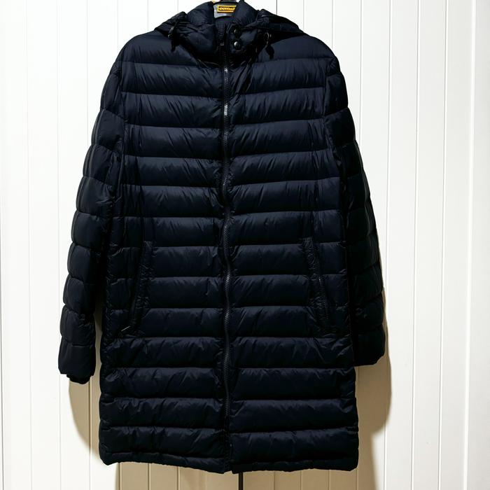 Massimo Dutti Feather Down Jacket Hoodie Jaket Musim Dingin Bulu Angsa Pria Medium Size Second Origi