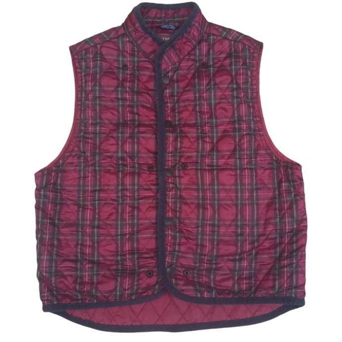 Vest tommy jeans quilted jacket tartan