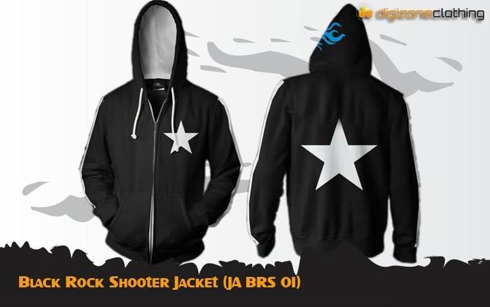 Jaket Hoodie Anime Black Rock Shooter JA BRS 01