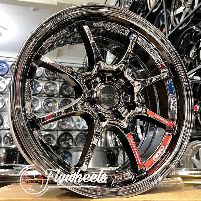 VELG RAYS CE28 R16 BLACK CHROME