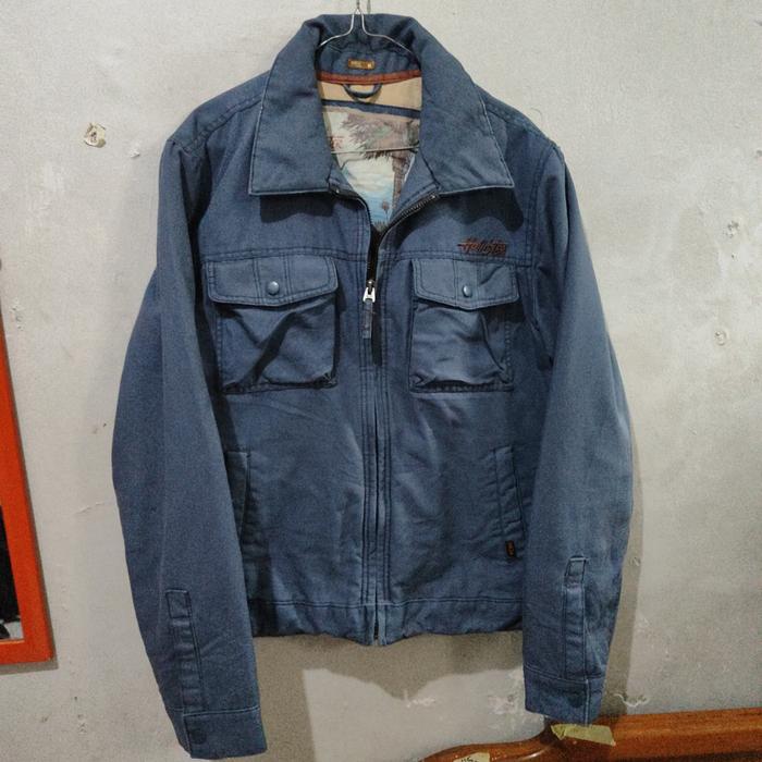 Jaket denim detroit hollister